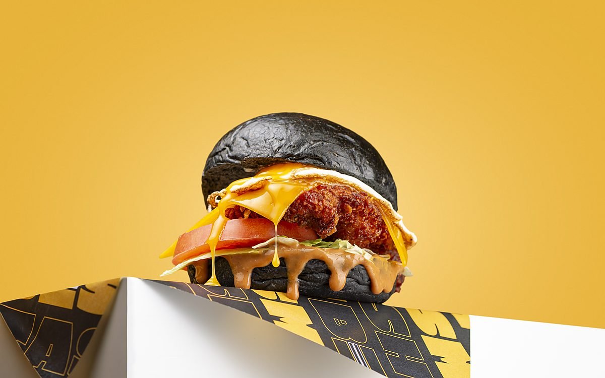 Smash burger amb pa negre de BeSmash Burgers, Sant Cugat