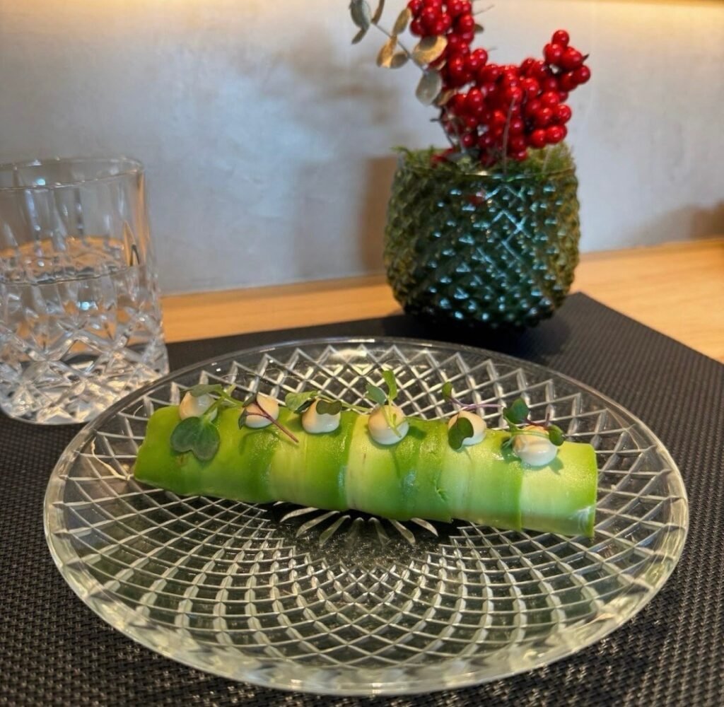 Canelón de aguacate con salmón de Carlitos Sant Cugat